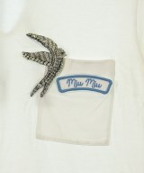 Miu Miu（ミュウミュウ）Tシャツ・カットソー 白 サイズ:-(XS位) レディース/2200734315038