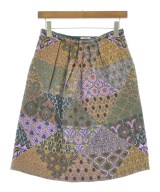 Miu Miu（ミュウミュウ）ひざ丈スカート 茶 サイズ:40(M位) レディース/2200735858114