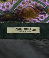 Miu Miu（ミュウミュウ）ひざ丈スカート 茶 サイズ:40(M位) レディース/2200735858114