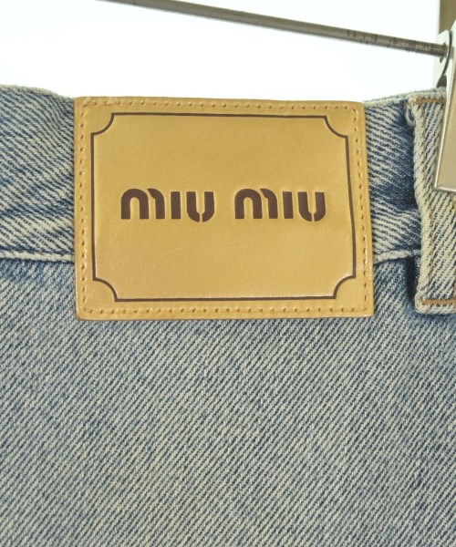 Miu Miu（ミュウミュウ）ミニスカート 青 サイズ:38(S位) レディース/2200736357029
