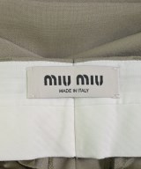 Miu Miu（ミュウミュウ）スラックス ベージュ サイズ:38(S位) レディース/2200737973075