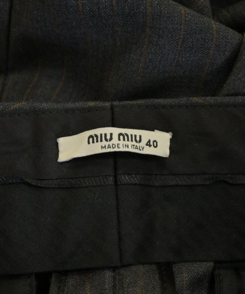 Miu Miu（ミュウミュウ）スラックス グレー サイズ:40(M位) レディース/2200719843037