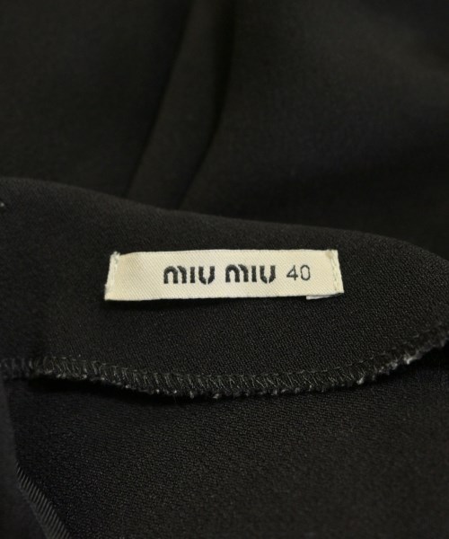 Miu Miu（ミュウミュウ）ワンピース 黒 サイズ:40(M位) レディース/2200719843051