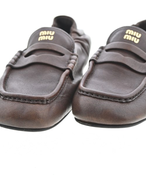 Miu Miu（ミュウミュウ）ビジネス・ドレスシューズ 茶 サイズ:EU38(24.5cm位) レディース/2200719848018