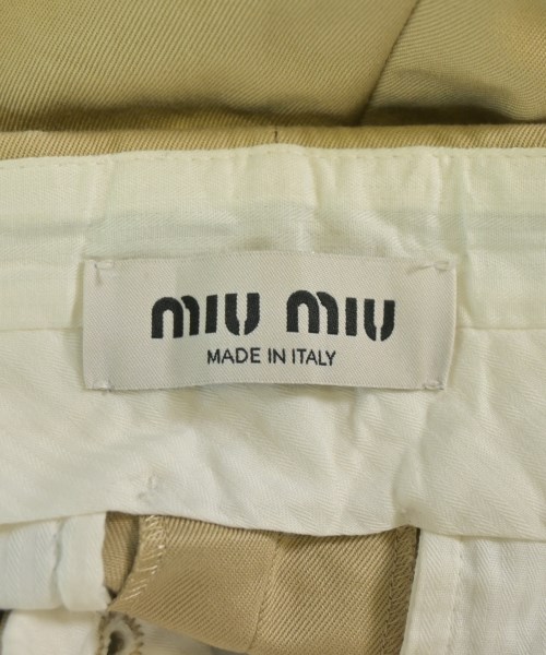 Miu Miu（ミュウミュウ）ショートパンツ ベージュ サイズ:36(XS位) レディース/2200719848032