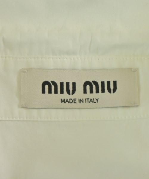 Miu Miu（ミュウミュウ）カジュアルシャツ 白 サイズ:38(S位) レディース/2200719848049