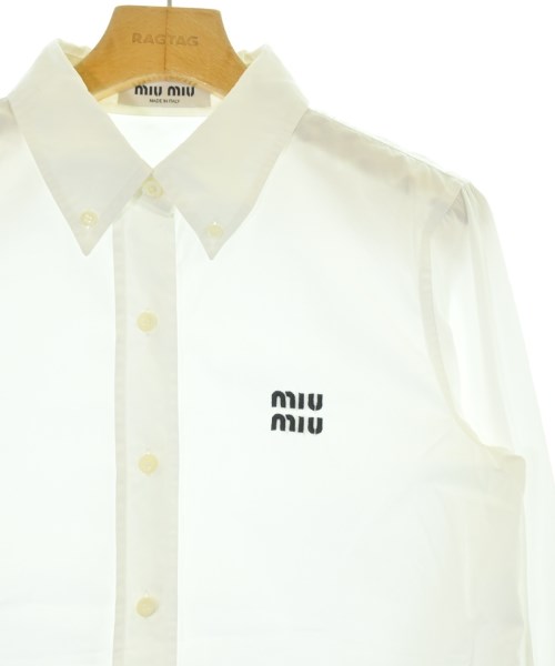 Miu Miu（ミュウミュウ）カジュアルシャツ 白 サイズ:38(S位) レディース/2200719848049