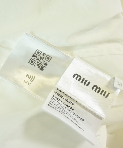 Miu Miu（ミュウミュウ）カジュアルシャツ 白 サイズ:38(S位) レディース/2200719848049