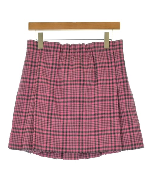 Miu Miu（ミュウミュウ）ひざ丈スカート ピンク サイズ:36(XS位) レディース/2200714109237