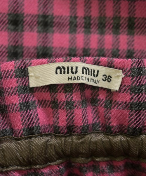 Miu Miu（ミュウミュウ）ひざ丈スカート ピンク サイズ:36(XS位) レディース/2200714109237
