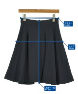 Miu Miu（ミュウミュウ）ひざ丈スカート 紺 サイズ:38(S位) レディース/2200720530025