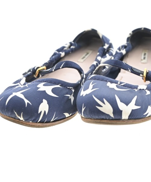 Miu Miu（ミュウミュウ）バレエシューズ/オペラシューズ 紺 サイズ:EU37(23.5cm位) レディース/2200718717100