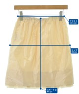 Miu Miu（ミュウミュウ）ひざ丈スカート ベージュ サイズ:36(XS位) レディース/2200721033051