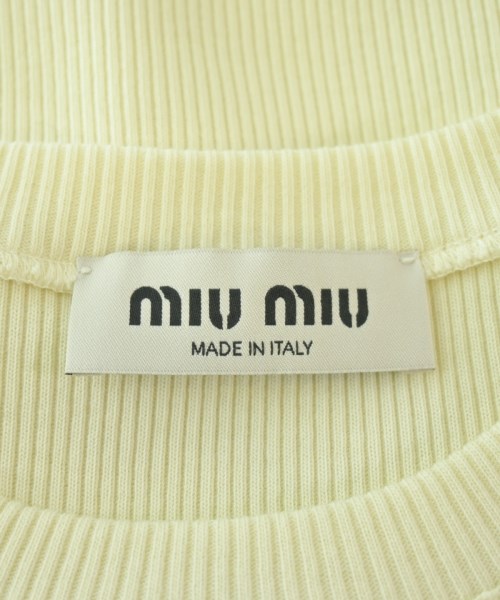 Miu Miu（ミュウミュウ）Tシャツ・カットソー 白 サイズ:XS レディース/2200716871156