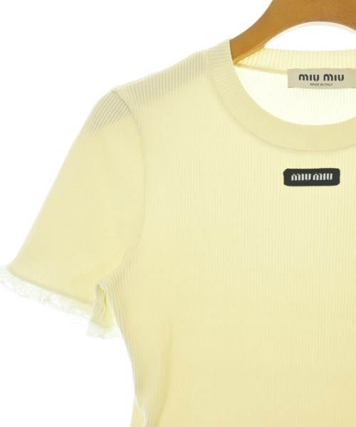 Miu Miu（ミュウミュウ）Tシャツ・カットソー 白 サイズ:XS レディース/2200716871156