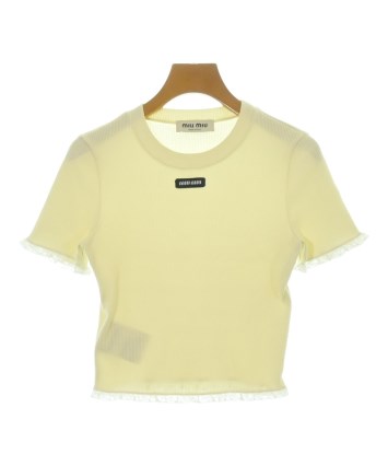 Miu Miu（ミュウミュウ）Tシャツ・カットソー 白 サイズ:XS レディース