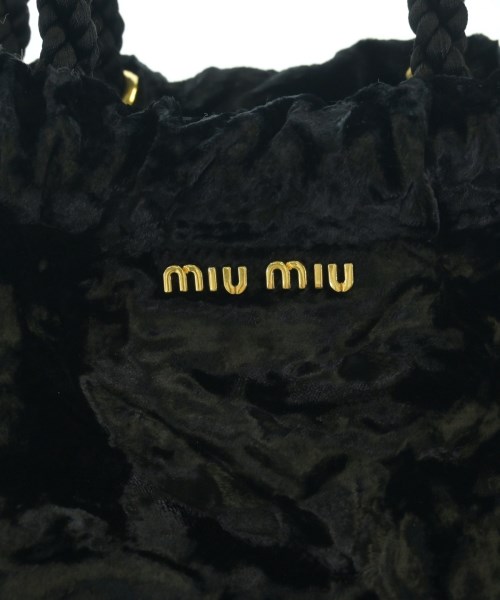 Miu Miu（ミュウミュウ）トートバッグ 黒 サイズ:- レディース/2200718046088
