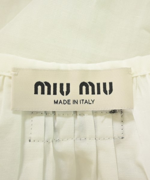 Miu Miu（ミュウミュウ）ミニスカート 白 サイズ:36(XS位) レディース/2200718703028