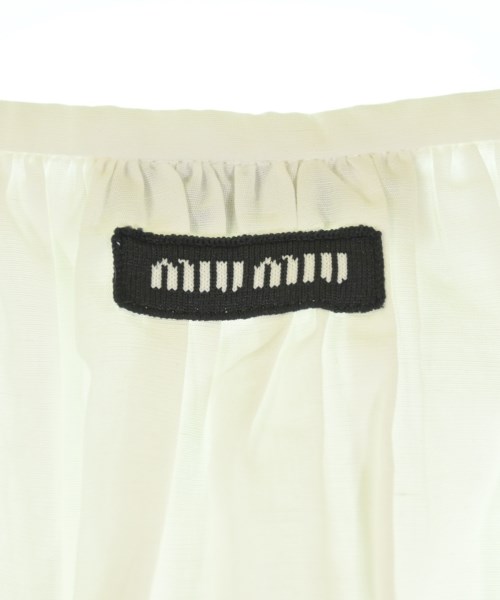 Miu Miu（ミュウミュウ）ミニスカート 白 サイズ:36(XS位) レディース/2200718703028
