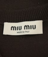Miu Miu（ミュウミュウ）ベスト/ノースリーブ 茶 サイズ:38(S位) レディース/2200718703080