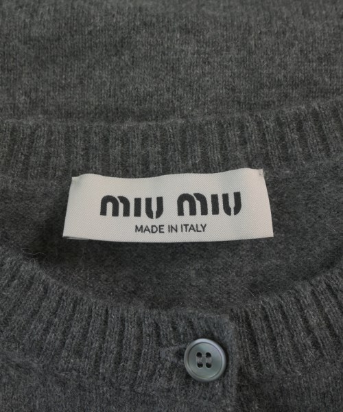 Miu Miu（ミュウミュウ）カーディガン グレー サイズ:38(S位) レディース/2200724412037