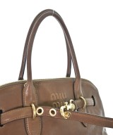 Miu Miu（ミュウミュウ）トートバッグ 茶 サイズ:SMALL レディース/2200724841028