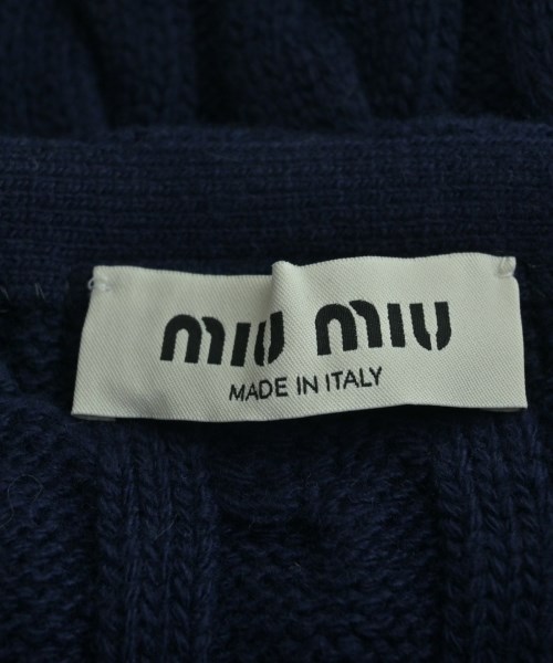 Miu Miu（ミュウミュウ）ニット・セーター 紺 サイズ:36(XS位) レディース/2200721295107