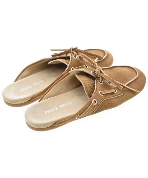 Miu Miu（ミュウミュウ）その他 茶 サイズ:EU36(22.5cm位) レディース/2200721394312