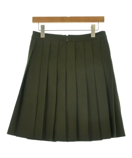 Miu Miu（ミュウミュウ）ひざ丈スカート カーキ サイズ:40(M位) レディース/2200727817037
