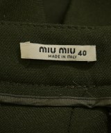 Miu Miu（ミュウミュウ）ひざ丈スカート カーキ サイズ:40(M位) レディース/2200727817037