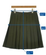 Miu Miu（ミュウミュウ）ひざ丈スカート カーキ サイズ:40(M位) レディース/2200727817037