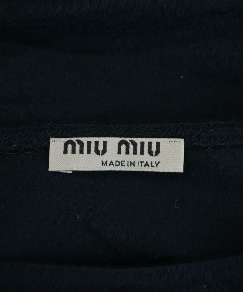 Miu Miu（ミュウミュウ）Tシャツ・カットソー 紺 サイズ:S レディース/2200728491137
