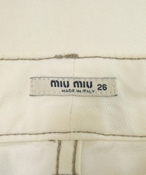 Miu Miu（ミュウミュウ）ミニスカート 白 サイズ:26(M位) レディース/2200729098014