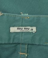 Miu Miu（ミュウミュウ）デニムパンツ 緑 サイズ:28(L位) レディース/2200729098021