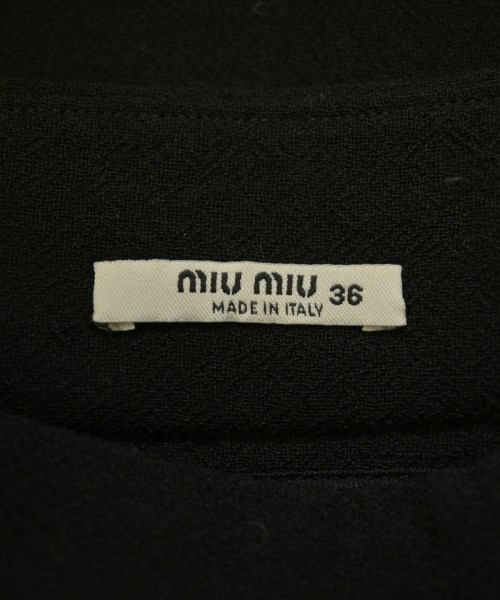Miu Miu（ミュウミュウ）ミニスカート 黒 サイズ:36(XS位) レディース/2200729167062