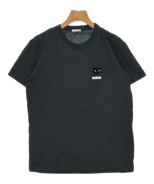 Miu Miu(ミュウミュウ)Tシャツ・カットソー 黒 サイズ:M/2200682920070