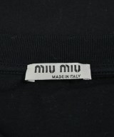 Miu Miu（ミュウミュウ）Tシャツ・カットソー 黒 サイズ:M レディース/2200682920070