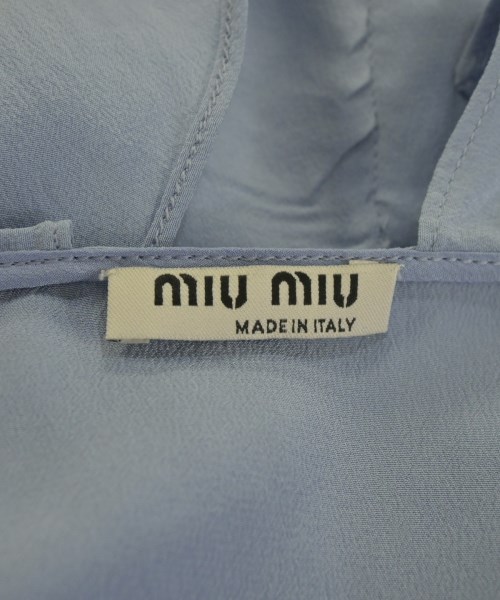 Miu Miu（ミュウミュウ）ブラウス 青 サイズ:36(XS位) レディース/2200682920094