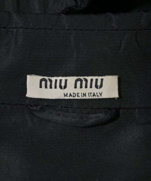 Miu Miu（ミュウミュウ）ステンカラーコート 黒 サイズ:38(S位) レディース/2200682886482