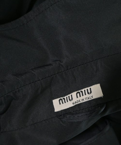 Miu Miu（ミュウミュウ）ステンカラーコート 黒 サイズ:38(S位) レディース/2200682886482