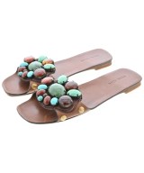 Miu Miu（ミュウミュウ）サンダル 茶 サイズ:-(24.5cm位) レディース/2200684643328