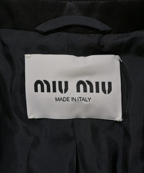 Miu Miu（ミュウミュウ）テーラードジャケット 黒 サイズ:40(M位) レディース/2200680187093
