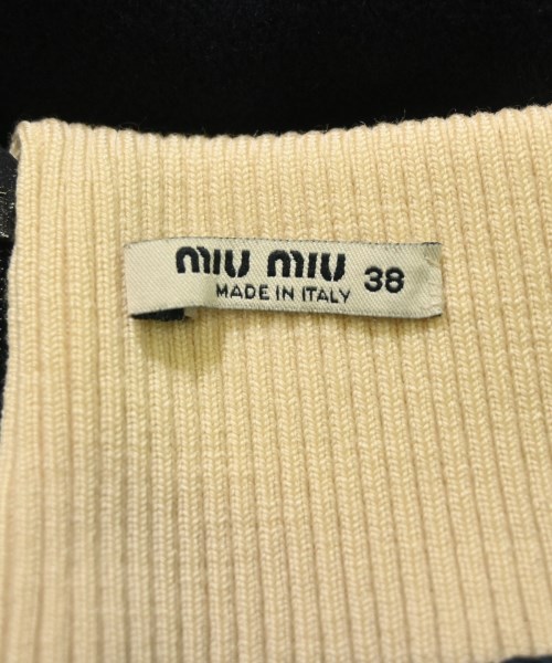 Miu Miu（ミュウミュウ）ひざ丈スカート 黒 サイズ:38(S位) レディース/2200678684047