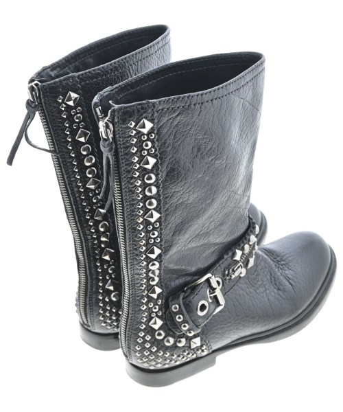 Miu Miu（ミュウミュウ）ブーツ 黒 サイズ:EU35 1/2(22cm位) レディース/2200686813255