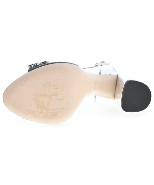 Miu Miu（ミュウミュウ）サンダル シルバー サイズ:EU35 1/2(22cm位) レディース/2200688776343