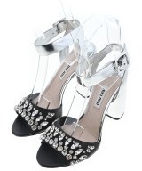 Miu Miu（ミュウミュウ）サンダル シルバー サイズ:EU35 1/2(22cm位) レディース/2200688776343