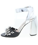 Miu Miu（ミュウミュウ）サンダル シルバー サイズ:EU35 1/2(22cm位) レディース/2200688776343