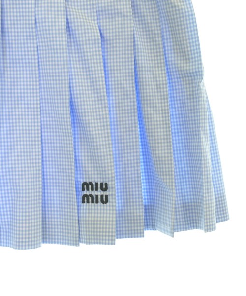 Miu Miu（ミュウミュウ）ミニスカート 青 サイズ:42(M位) レディース/2200677154039