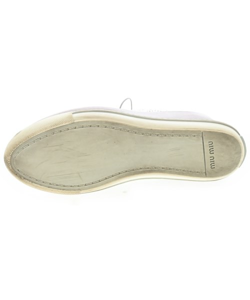 Miu Miu（ミュウミュウ）ドレスシューズ/ローファー シルバー サイズ:EU38(24.5cm位) レディース/2200689973093