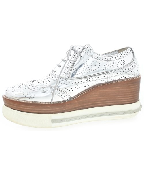 Miu Miu（ミュウミュウ）ドレスシューズ/ローファー シルバー サイズ:EU38(24.5cm位) レディース/2200689973093